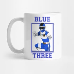 Blue Three Mug